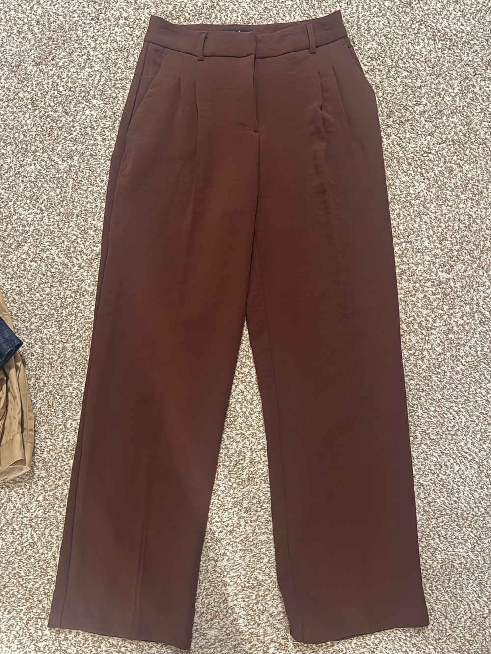 Wide-Leg High-Rise Trousers